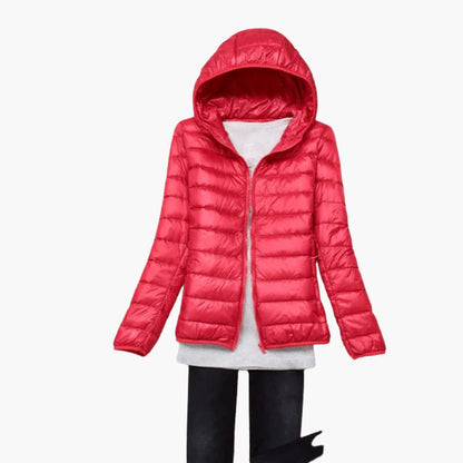 Warm Waterproof Parka for Women with Hood