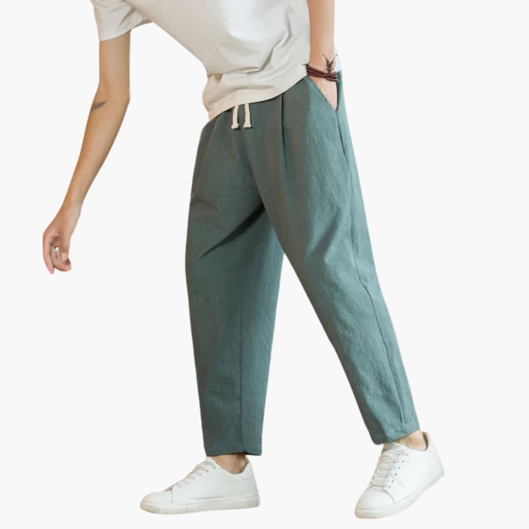 Relaxed Fit Mens Casual Pants