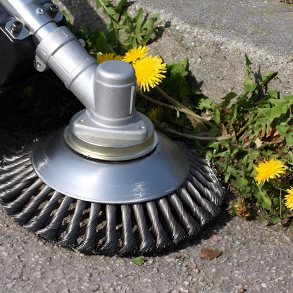 Heavy Duty Garden Weed Brush Tool