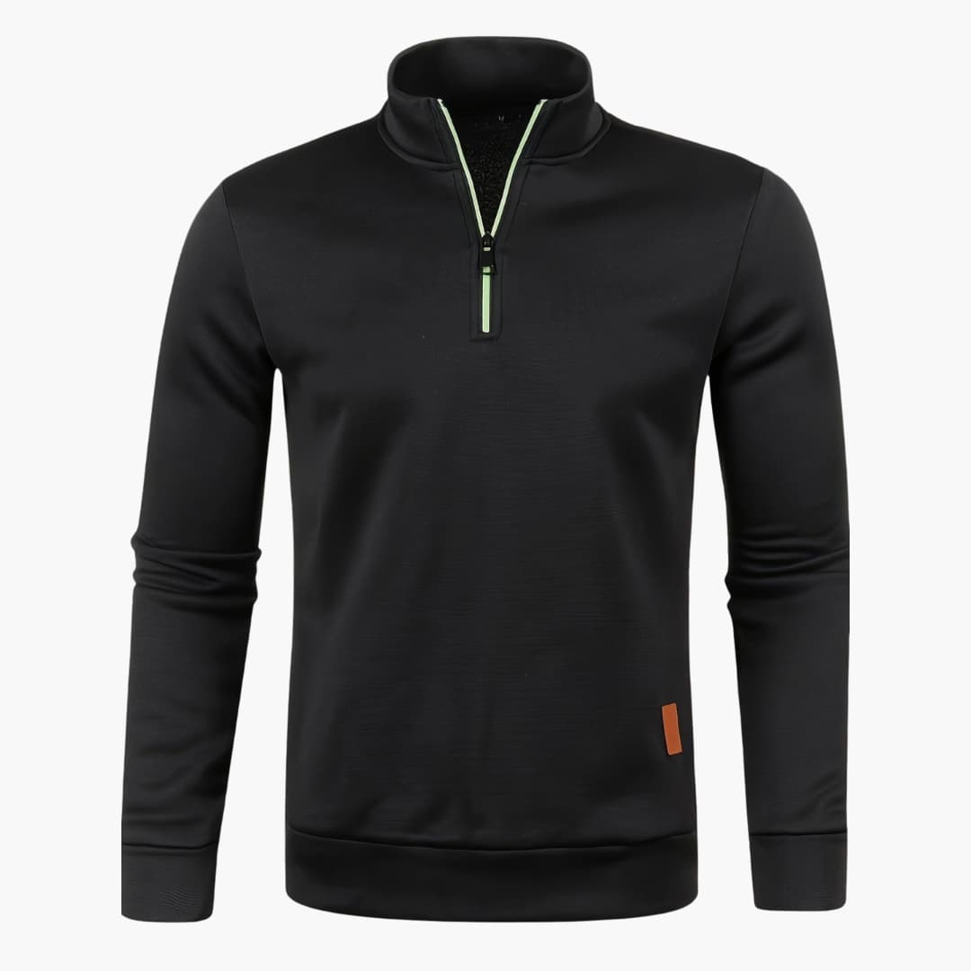 Men's Long Sleeve Half Zip Sweatshirt