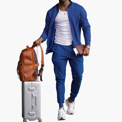 Casual Zip Up Tracksuit for Men