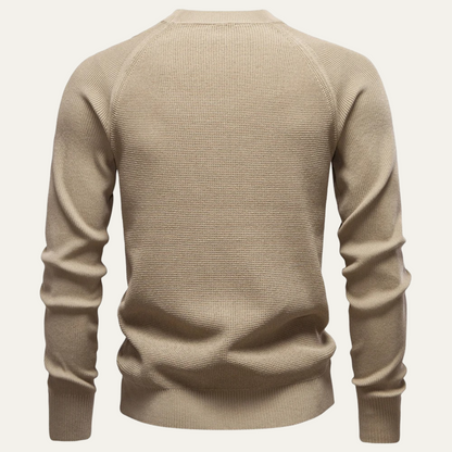 Comfortable Men's Relaxed Fit Crew Neck Sweater