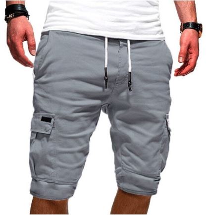 Relaxed Fit Cargo Shorts with Drawstring Waist