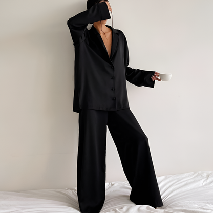 Luxurious Silk Pajama Set - Olytrend