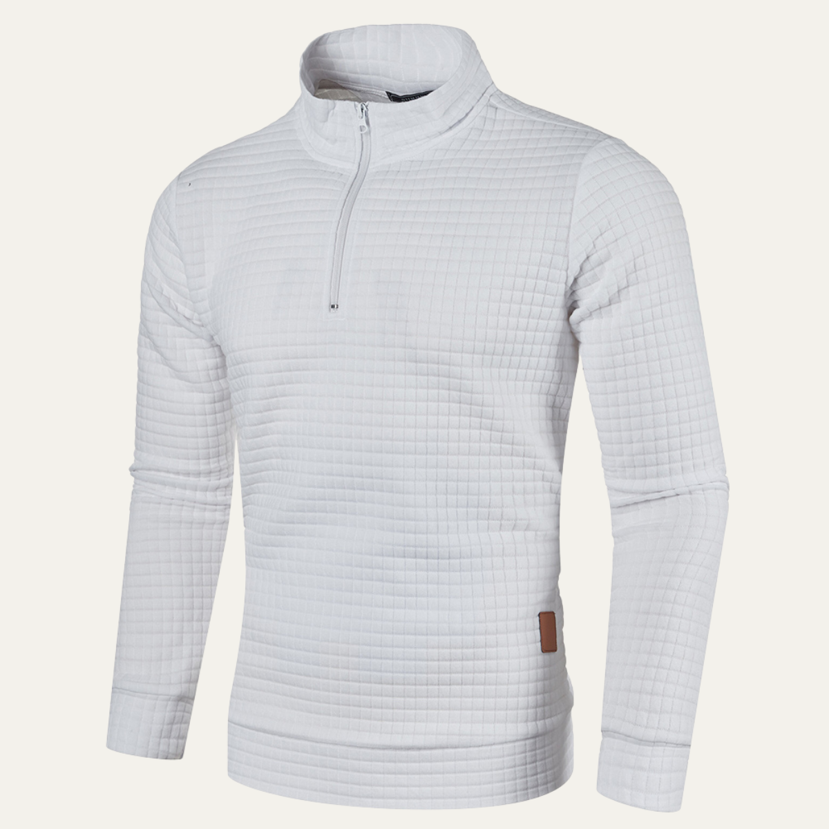 Comfortable Men's Breathable Quarter Zip Fleece Sweater