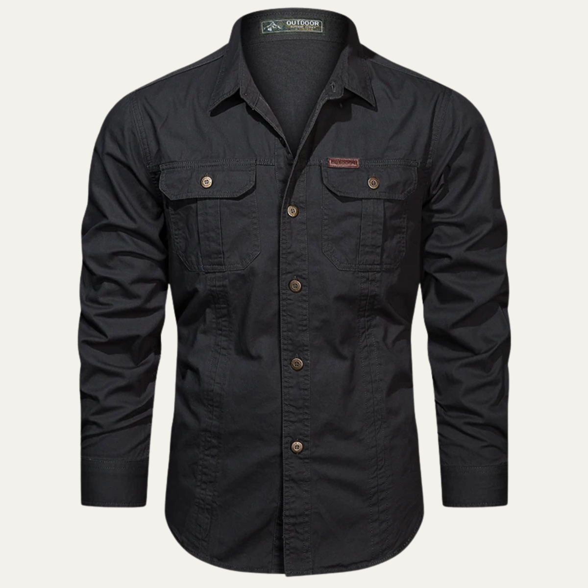 Relaxed Fit Mens Cotton Button Shirt