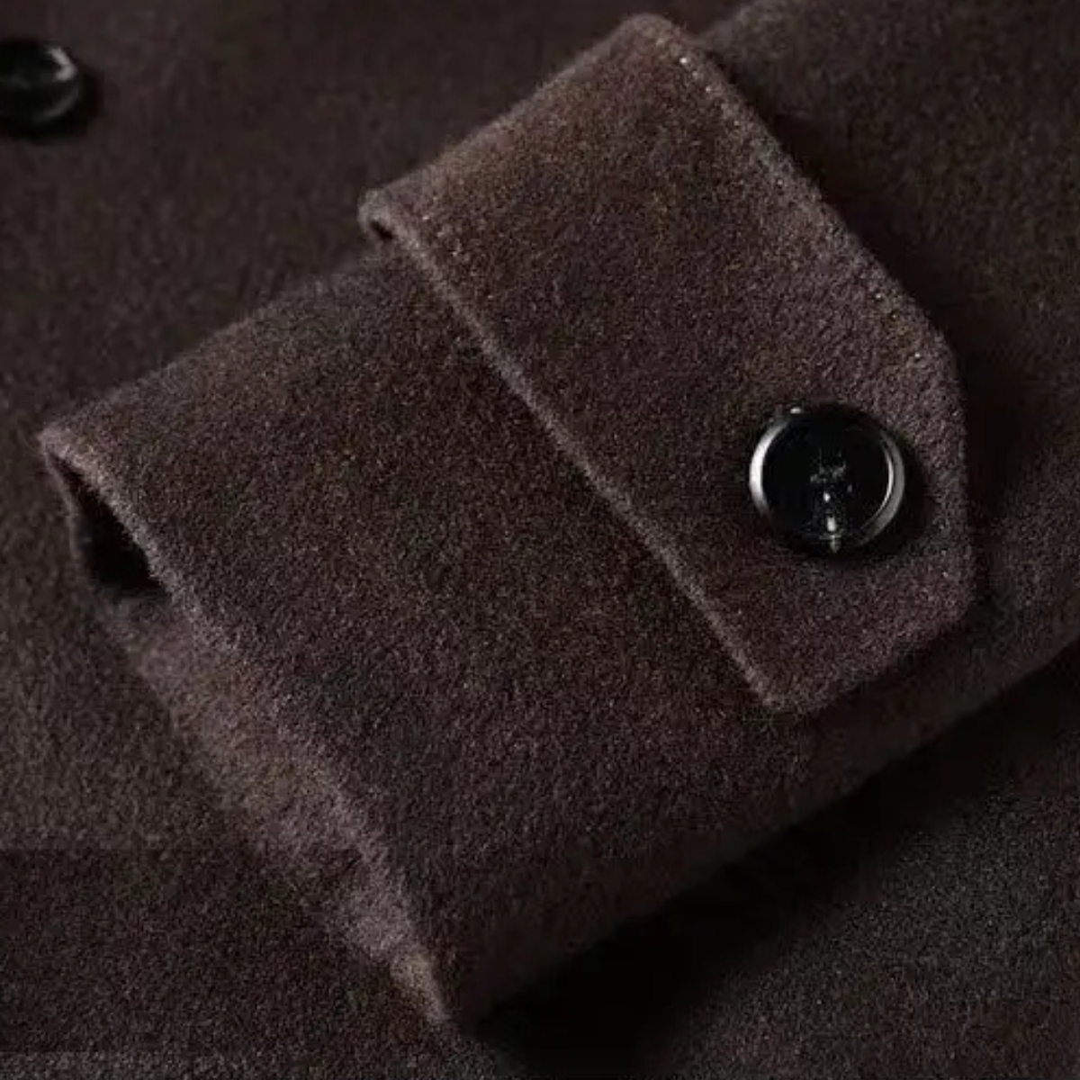 Classic Fit Mens Wool Trench Coat