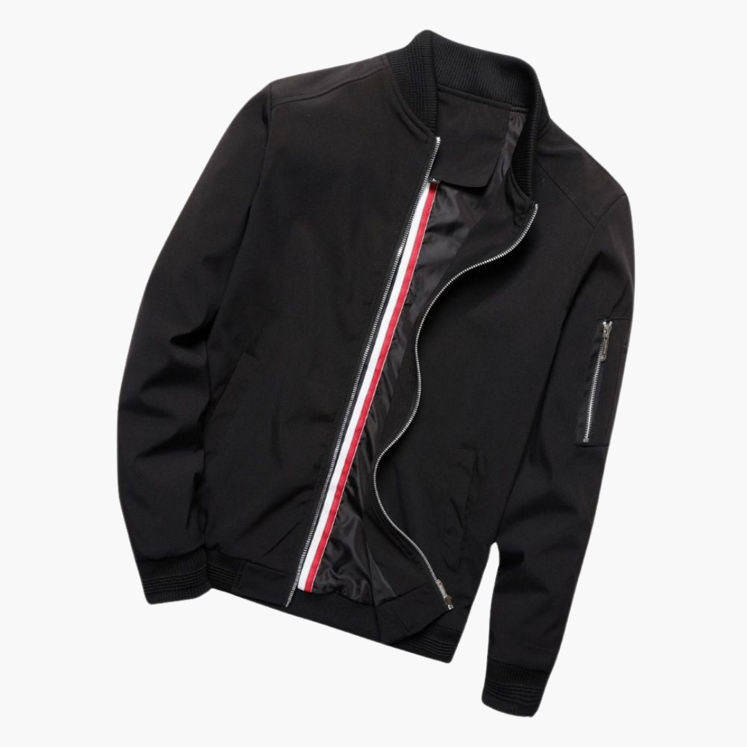 Slim Fit Mens Bomber Jacket - Comfortable & Water Resistant