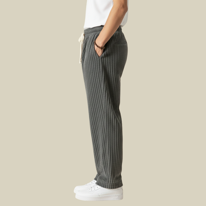 Relaxed Fit Men's Corduroy Casual Pants