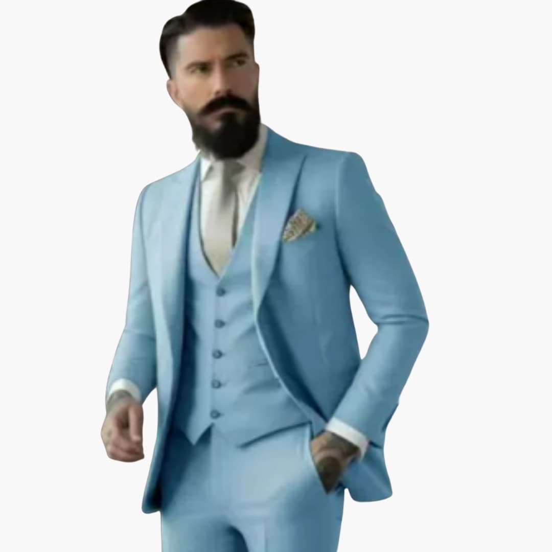 Slim Fit Mens Suit - Elegant Traditional Style