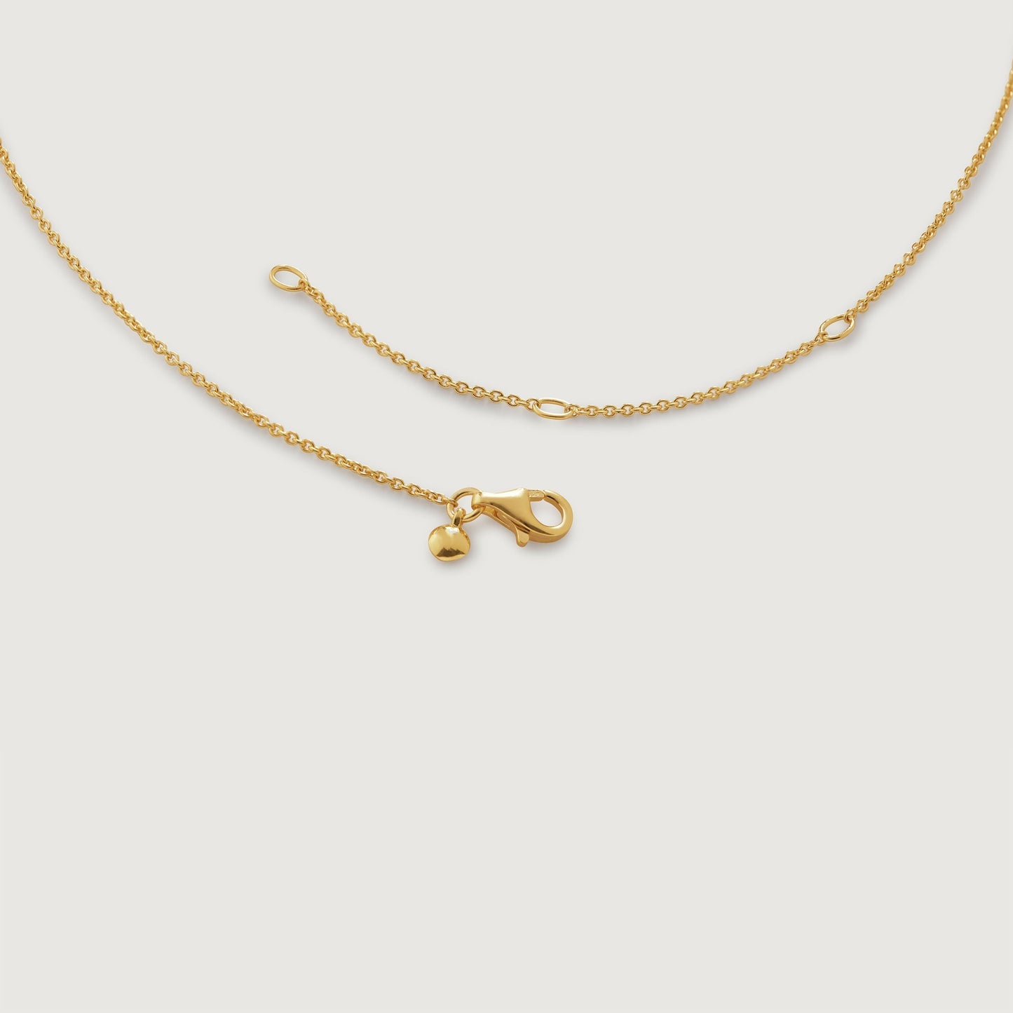 Elegant Silver Gold Chain Pendant Necklace