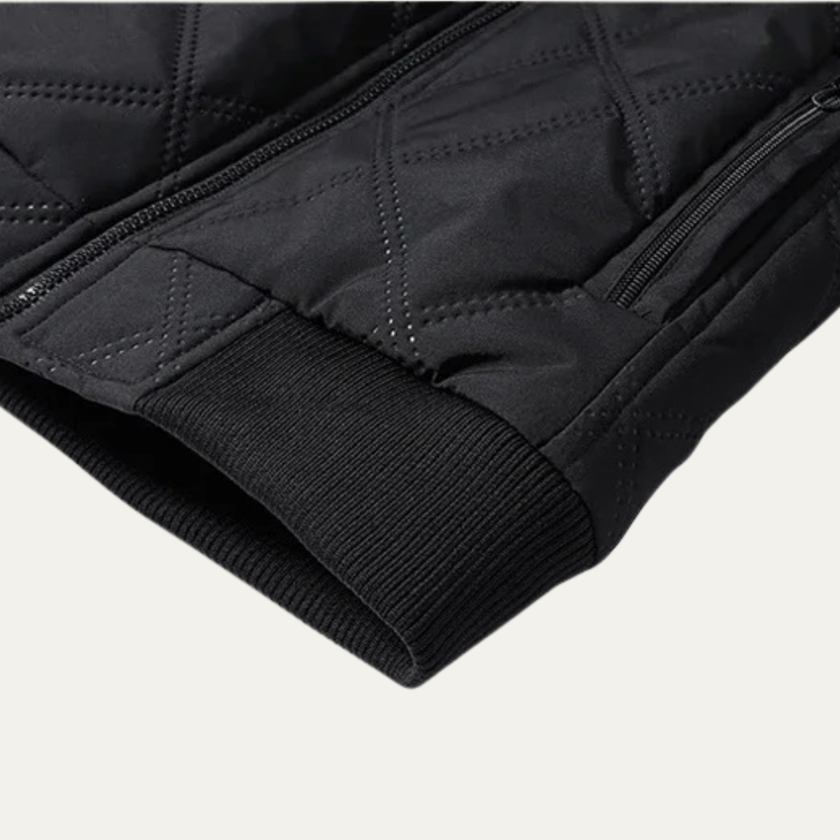 Warm Men's Padded Fleece Winter Jacket