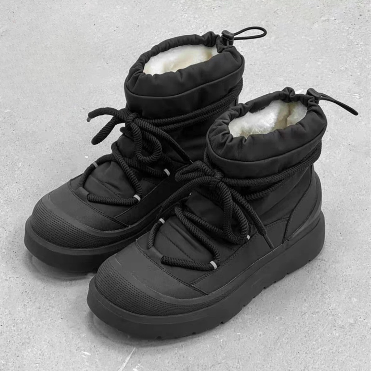 Insulated Men's Waterproof Ankle Snow Boots