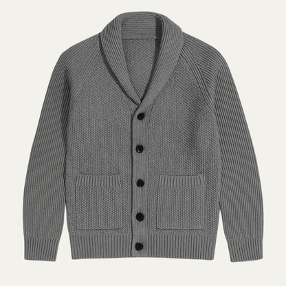 Classic Men's Crew Neck Knit Sweater with Pockets - Nocini