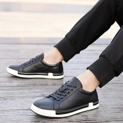 Stylish Vintage Mens Leather Lace Shoes