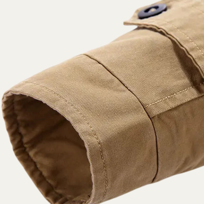 Thermal Insulated Men's Fleece Hooded Parka Coat