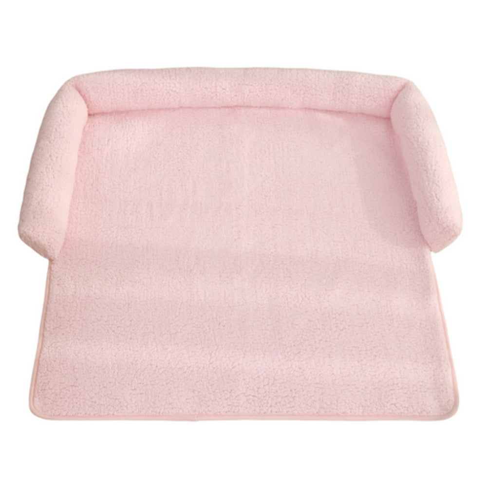 Plush Orthopedic Dog Bed with Supportive Neck Cushion