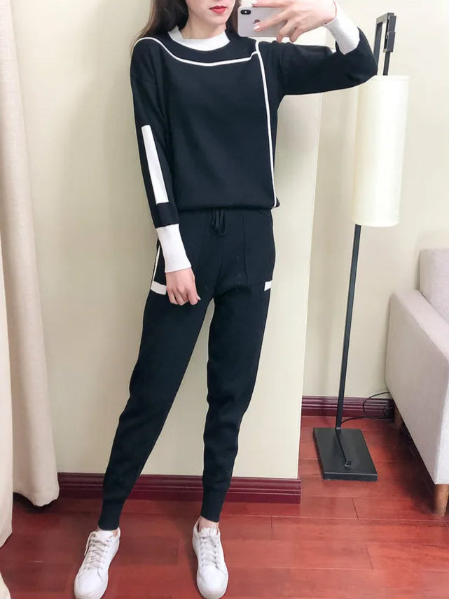 Soft Knit 2-Piece Women's Clothing Set - Olytrend
