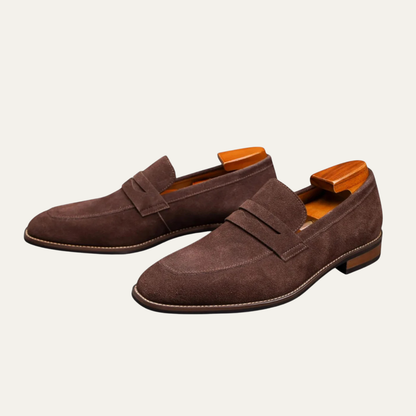 Luxury Men's Suede Slip On Loafers Shoes