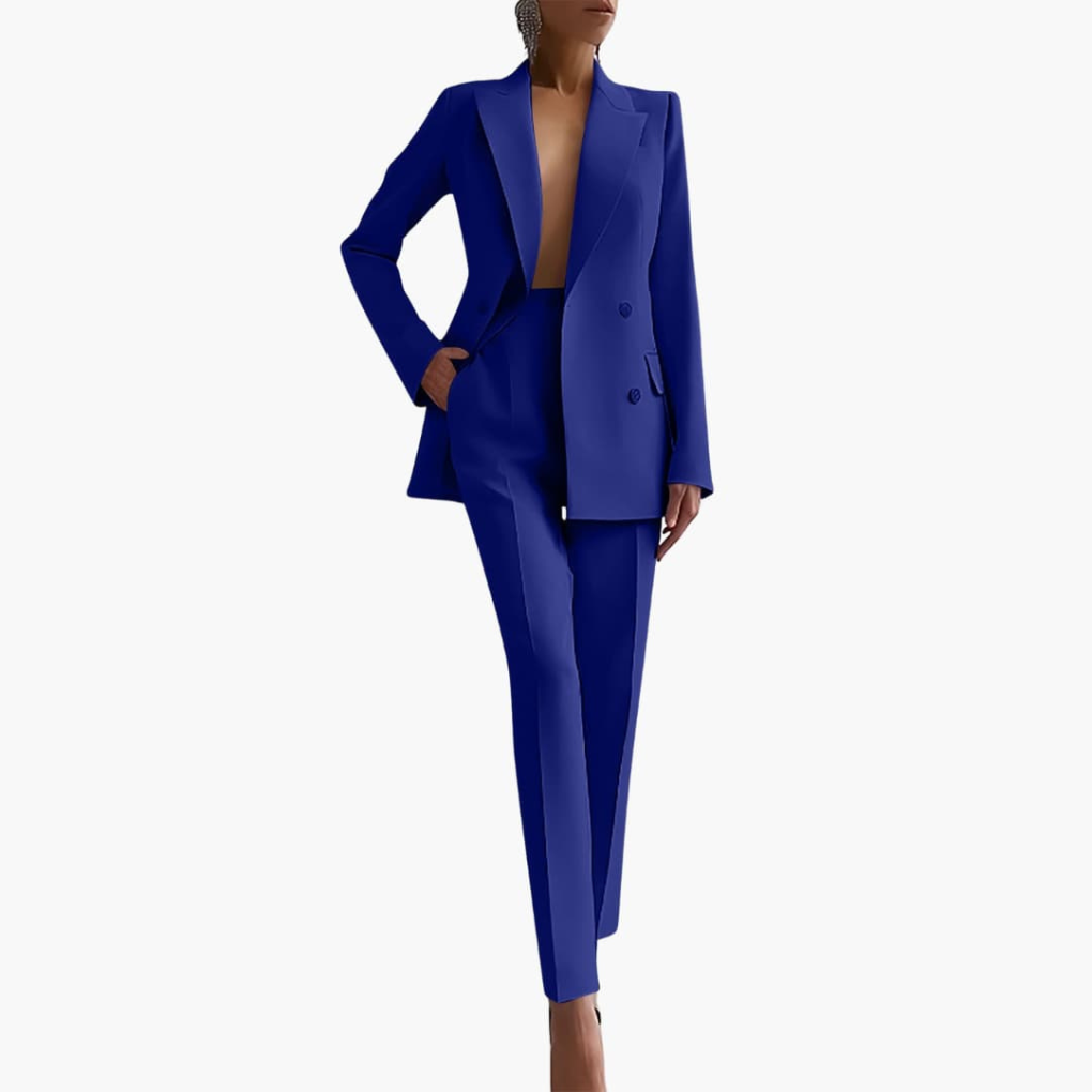 Ladies Business Jacket and Pant Set