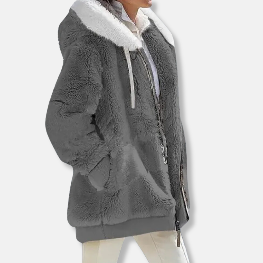 Cozy Oversized Fleece Hoodie Jacket