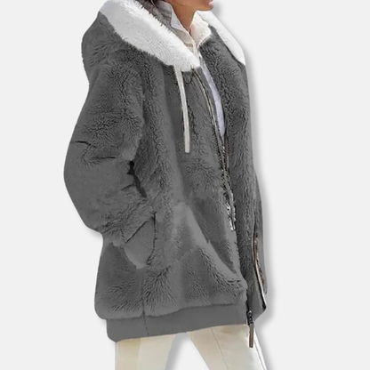 Cozy Oversized Fleece Hoodie Jacket