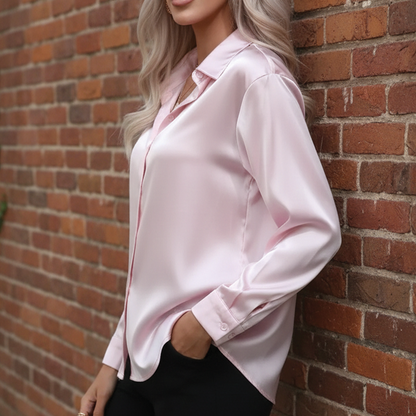 Lovely Silk Loose Fit Top