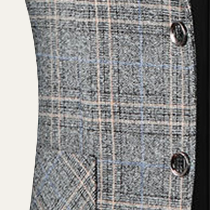Slim Fit Checked Blazer for Men