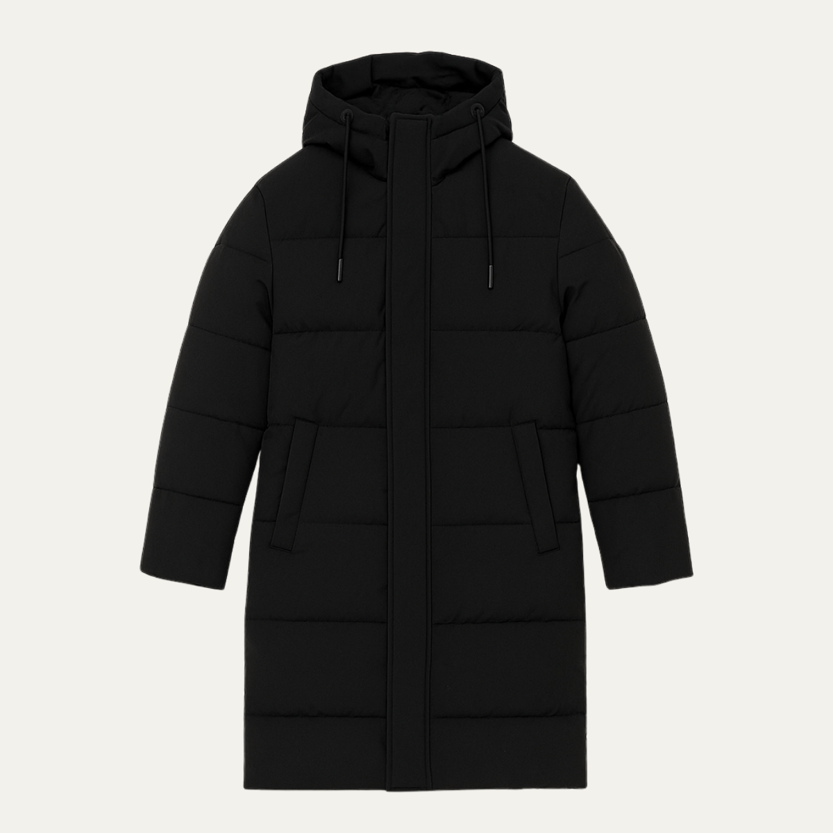 Warm Men's Puffer Hooded Parka Jacket - Nocini