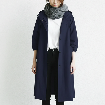 Waterproof Hooded Long Coat