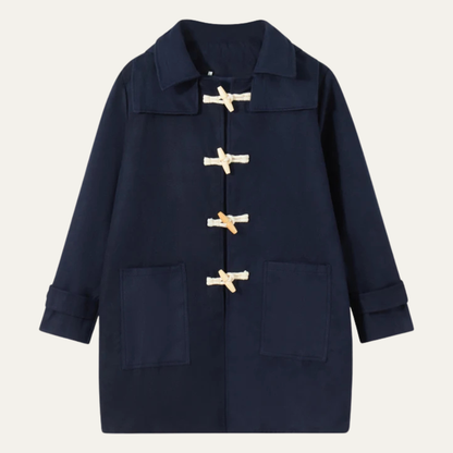 Warm Men's Wool Duffle Coat - Nocini