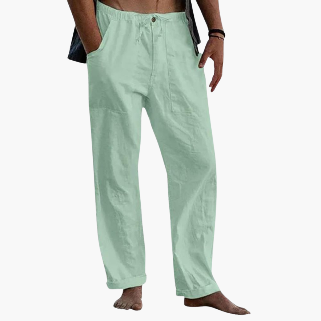 Comfortable Casual Mens Pants Loose Fit Waist