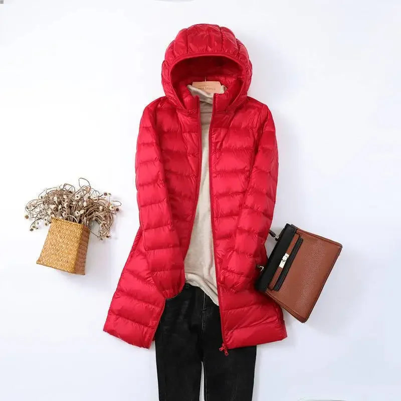 Cozy Women's Down Filled Parka Jacket