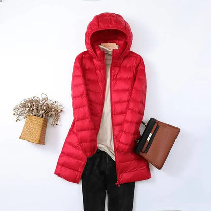 Cozy Women's Down Filled Parka Jacket