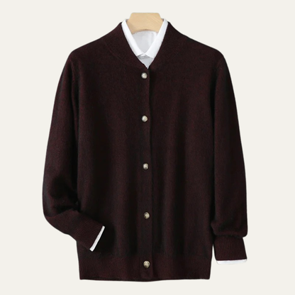 Luxury Men's Cashmere Button Cardigan Sweater