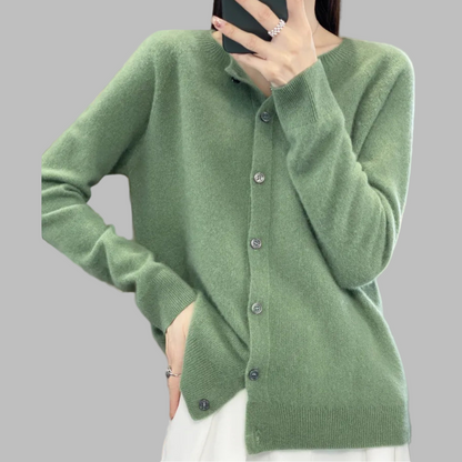 Ladies Classic Open Front Sweater