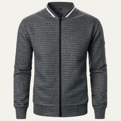Slim Fit Quilted Mens Bomber Jacket - Nocini