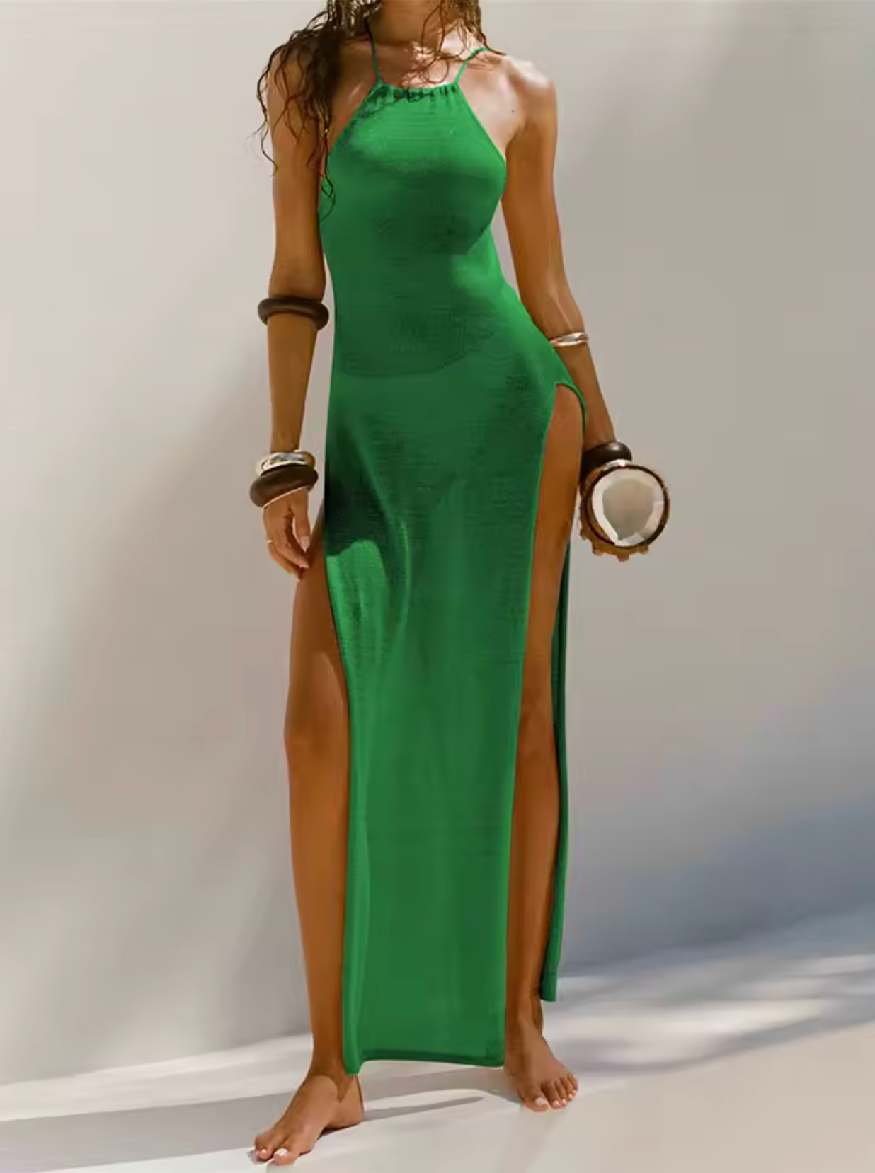 Long Flowy Women's Summer Maxi Dress