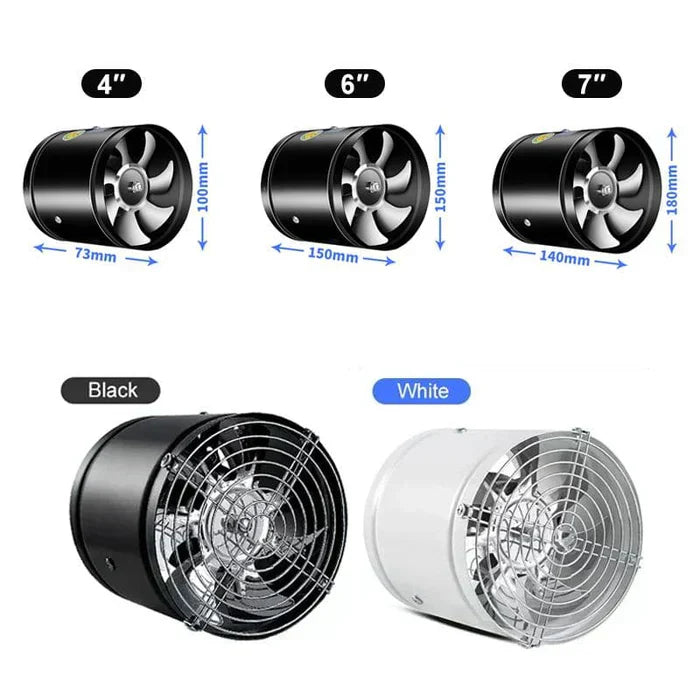 Quiet High Speed Exhaust Fan