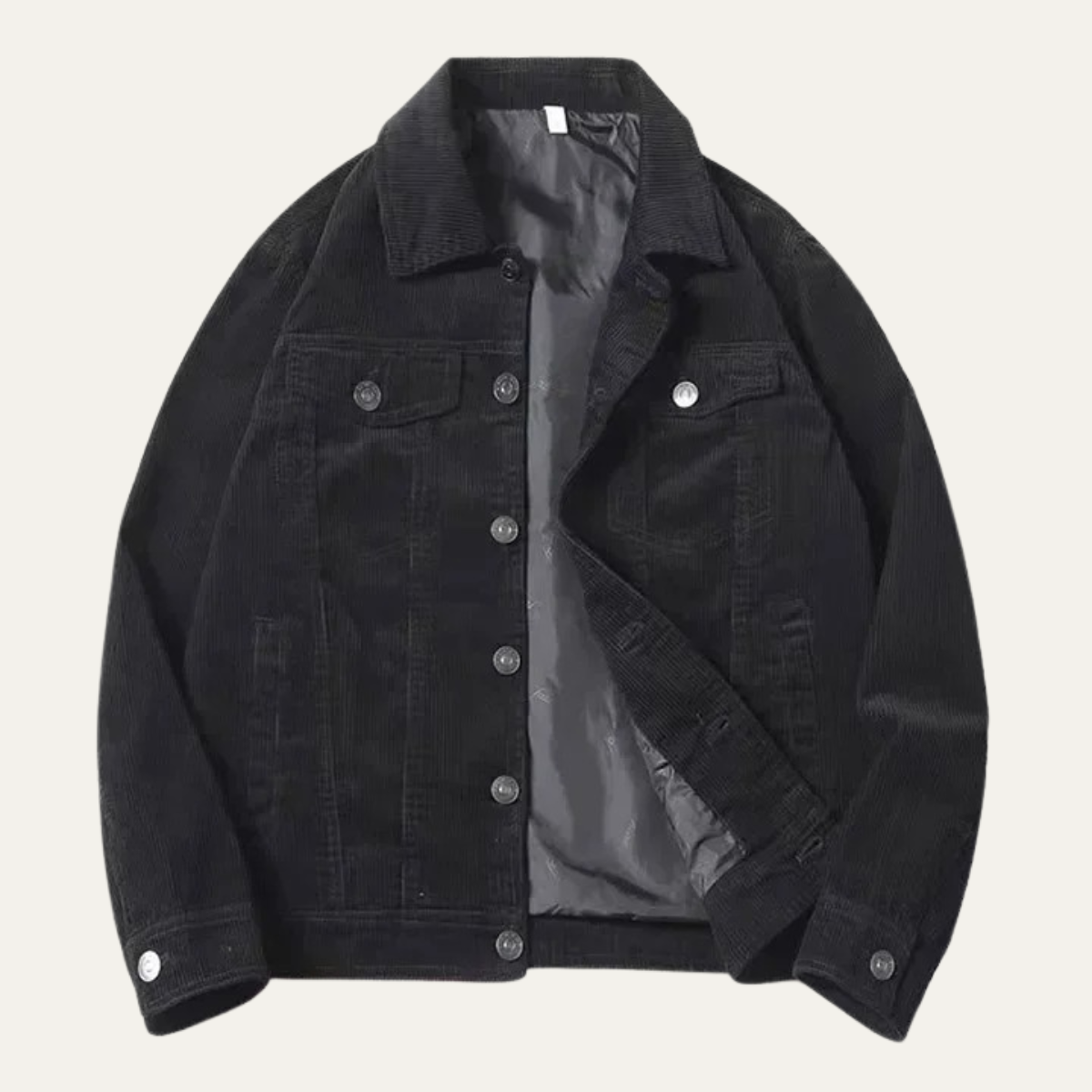 Classic Mens Corduroy Button Down Jacket