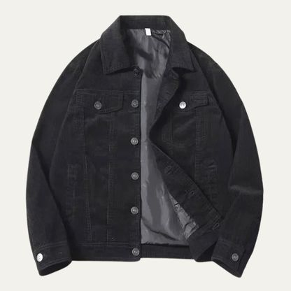 Classic Mens Corduroy Button Down Jacket