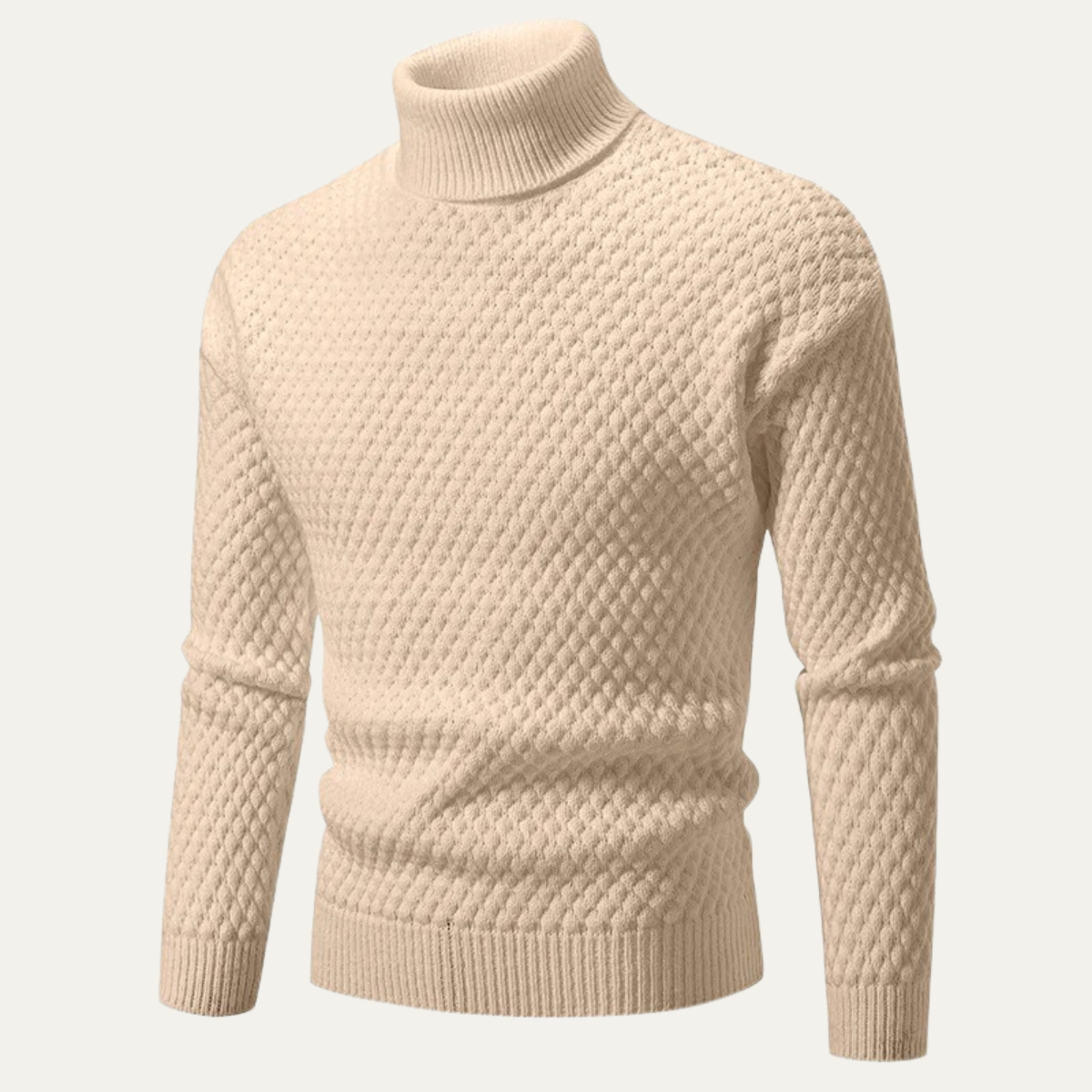 Cozy Mens Thick Cable Knit Sweater