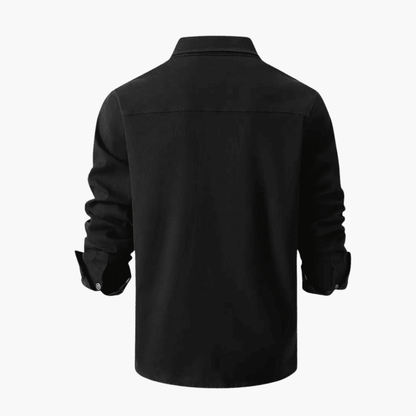 Men's Classic Fit Long Sleeve Cotton Shirt