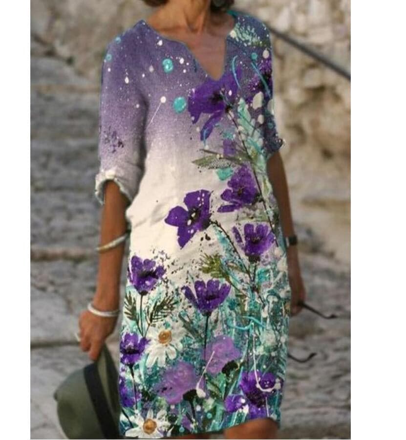 Stylish Designer Print Women's Dresses