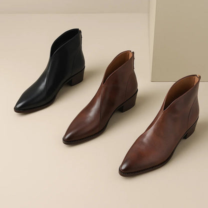 Elegant Women's Low Heel Boots