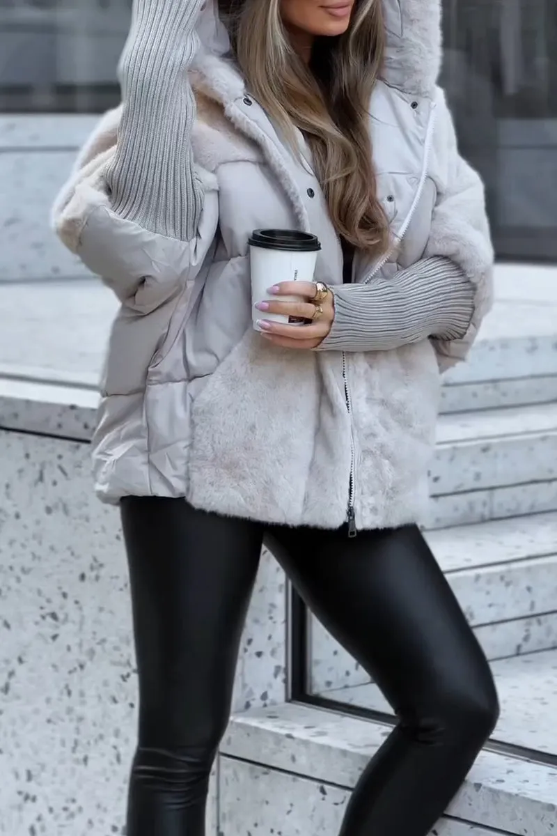 Warm Women's Hoodie Jacket
