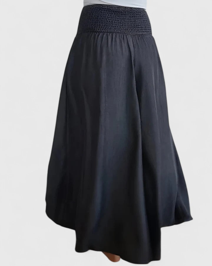 Soft Elastic Waist Pants