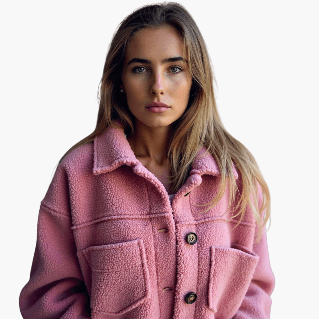 Soft Women's Button Fleece Coat