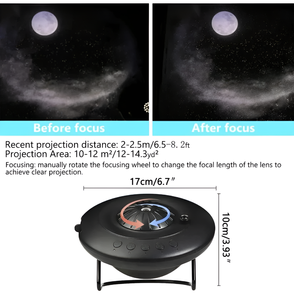 Cosmic Star Night Light Projector