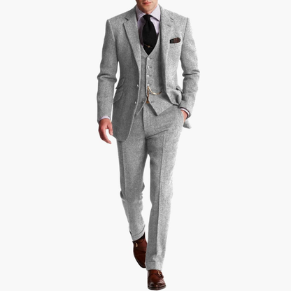Classic 2 Piece Men's Business Suit Set